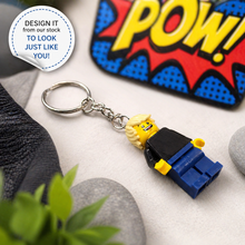 Load image into Gallery viewer, Personalised LEGO® Figure Keyring