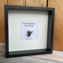 Load image into Gallery viewer, Firefighter Retirement LEGO® Frame