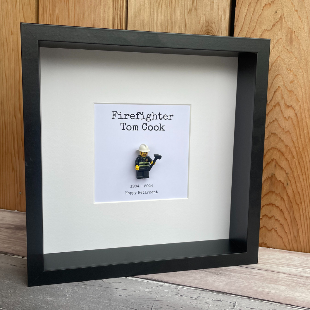 Firefighter Retirement LEGO® Frame