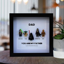 Load image into Gallery viewer, Star Wars - You are my Father LEGO® Minifigure Frame