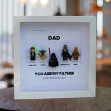 Load image into Gallery viewer, Star Wars - You are my Father LEGO® Minifigure Frame

