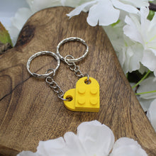 Load image into Gallery viewer, Personalised LEGO® Love Heart Keyring for Mum