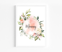 Load image into Gallery viewer, Personalised Mummy Floral Print