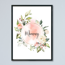 Load image into Gallery viewer, Personalised Mummy Floral Print

