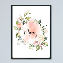 Load image into Gallery viewer, Personalised Mummy Floral Print