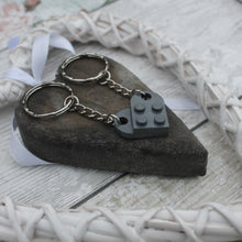 Load image into Gallery viewer, Personalised LEGO® Love Heart Keyring