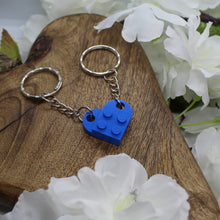 Load image into Gallery viewer, Personalised LEGO® Love Heart Keyring for Mum
