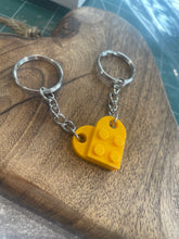 Load image into Gallery viewer, Personalised LEGO® Love Heart Keyring for Mum