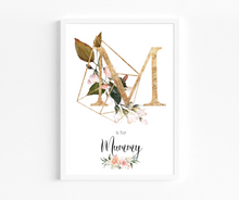Load image into Gallery viewer, Initial Floral Print for Mum