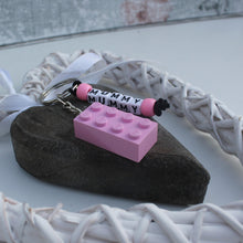 Load image into Gallery viewer, Personalised LEGO® Brick Keyring