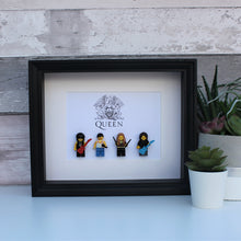 Load image into Gallery viewer, Queen LEGO® Minifigure Band Frame