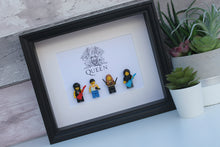 Load image into Gallery viewer, Queen LEGO® Minifigure Band Frame