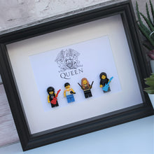 Load image into Gallery viewer, Queen LEGO® Minifigure Band Frame