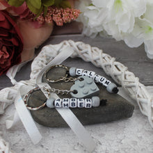 Load image into Gallery viewer, Personalised LEGO® Love Heart Keyring