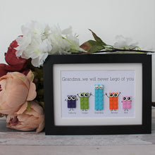 Load image into Gallery viewer, Personalised LEGO® Plate frame for her