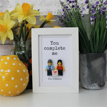 Load image into Gallery viewer, You Complete Me LEGO® frame