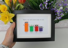 Load image into Gallery viewer, Personalised LEGO® Plate frame for her