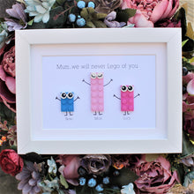 Load image into Gallery viewer, Personalised LEGO® Plate frame for her