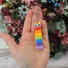 Load image into Gallery viewer, Rainbow Teacher LEGO® Keyring
