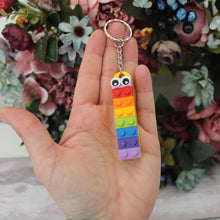 Load image into Gallery viewer, Rainbow Teacher LEGO® Keyring