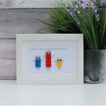 Load image into Gallery viewer, Personalised LEGO® Plate Frame for him
