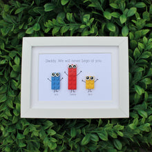 Load image into Gallery viewer, Personalised LEGO® Plate Frame for him