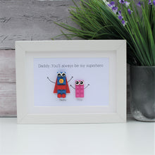 Load image into Gallery viewer, Personalised Superman LEGO® Plate frame