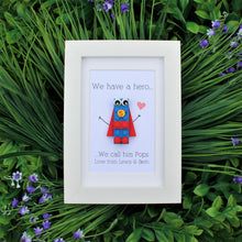 Load image into Gallery viewer, Superhero LEGO® Plate Frame

