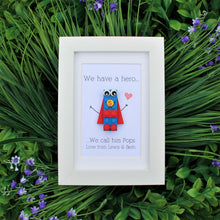 Load image into Gallery viewer, Superhero LEGO® Plate Frame