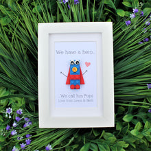 Load image into Gallery viewer, Superhero LEGO® Plate Frame