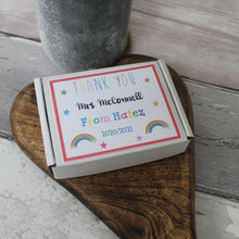 Load image into Gallery viewer, Teacher LEGO® Minifigure Keyring Thank You Gift