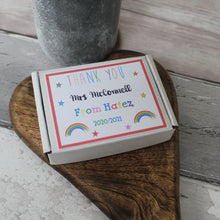 Load image into Gallery viewer, Teacher LEGO® Minifigure Keyring Thank You Gift