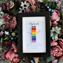 Load image into Gallery viewer, Rainbow Teacher personalised LEGO® gift

