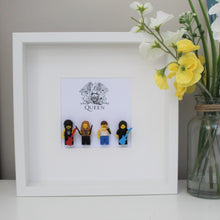 Load image into Gallery viewer, Queen LEGO® Minifigure Band Frame