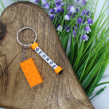 Load image into Gallery viewer, Personalised LEGO® Brick Keyring