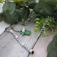 Load image into Gallery viewer, Yoda Personalised LEGO® Keyring