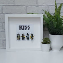 Load image into Gallery viewer, Rock band Kiss - minifigure white box frame
