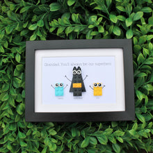 Load image into Gallery viewer, personalised batman lego plate frame
