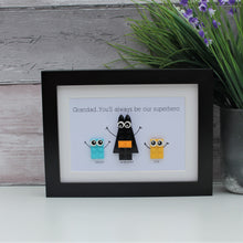 Load image into Gallery viewer, personalised batman lego plate frame