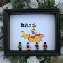 Load image into Gallery viewer, The Beatles Yellow Submarine Minifigure Black Luxury Frame
