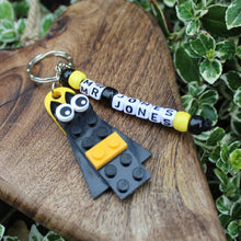 Load image into Gallery viewer, Batman Lego teacher keyring