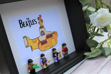 Load image into Gallery viewer, The Beatles Yellow Submarine Minifigure Black Luxury Frame
