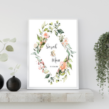 Load image into Gallery viewer, Couples name print