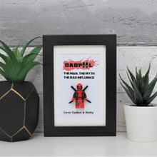 Load image into Gallery viewer, Dadpool black frame