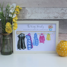 Load image into Gallery viewer, Personalised Family Coat Print