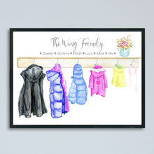 Load image into Gallery viewer, Personalised Family Coat Print