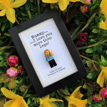 Load image into Gallery viewer, I love you more than lego - black