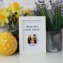 Load image into Gallery viewer, Made for each other LEGO® Frame
