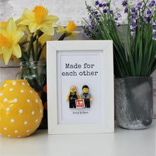 Load image into Gallery viewer, Made for each other LEGO® Frame