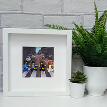 Load image into Gallery viewer, Beatles Abby Road minifigure white box frame